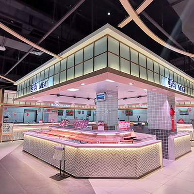 德惠邻你生活超市广汉店超市设计/品牌形象/VI/SI及整体空间规划设计