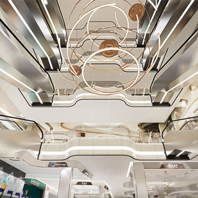 诸城百盛商场设计空间规划设计