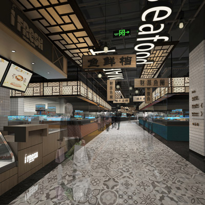 杭州农都城市厨房——菜场设计、农贸市场设计空间规划设计     浙江· 杭州