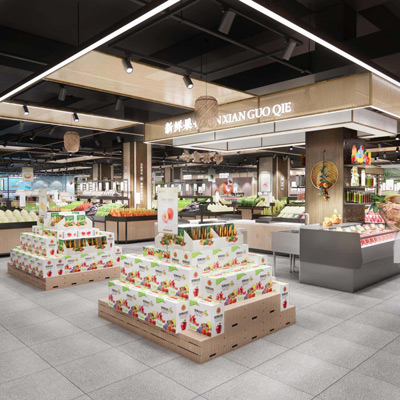 LAN NIAO Supermarket-Space planning&design LAN NIAO SupermarketSpace planning&design